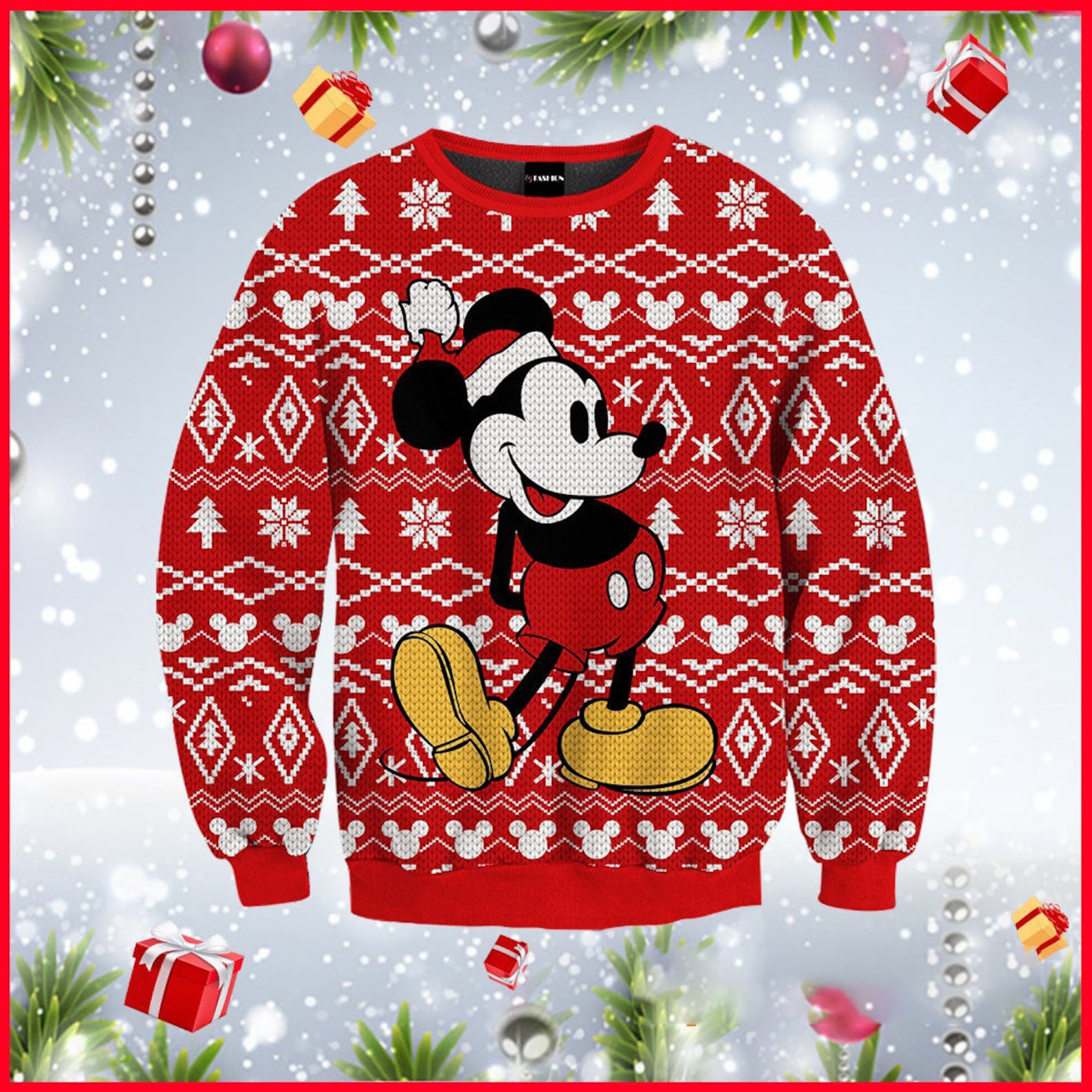 10 Festive Mickey Christmas 2024 Sweater Ideas