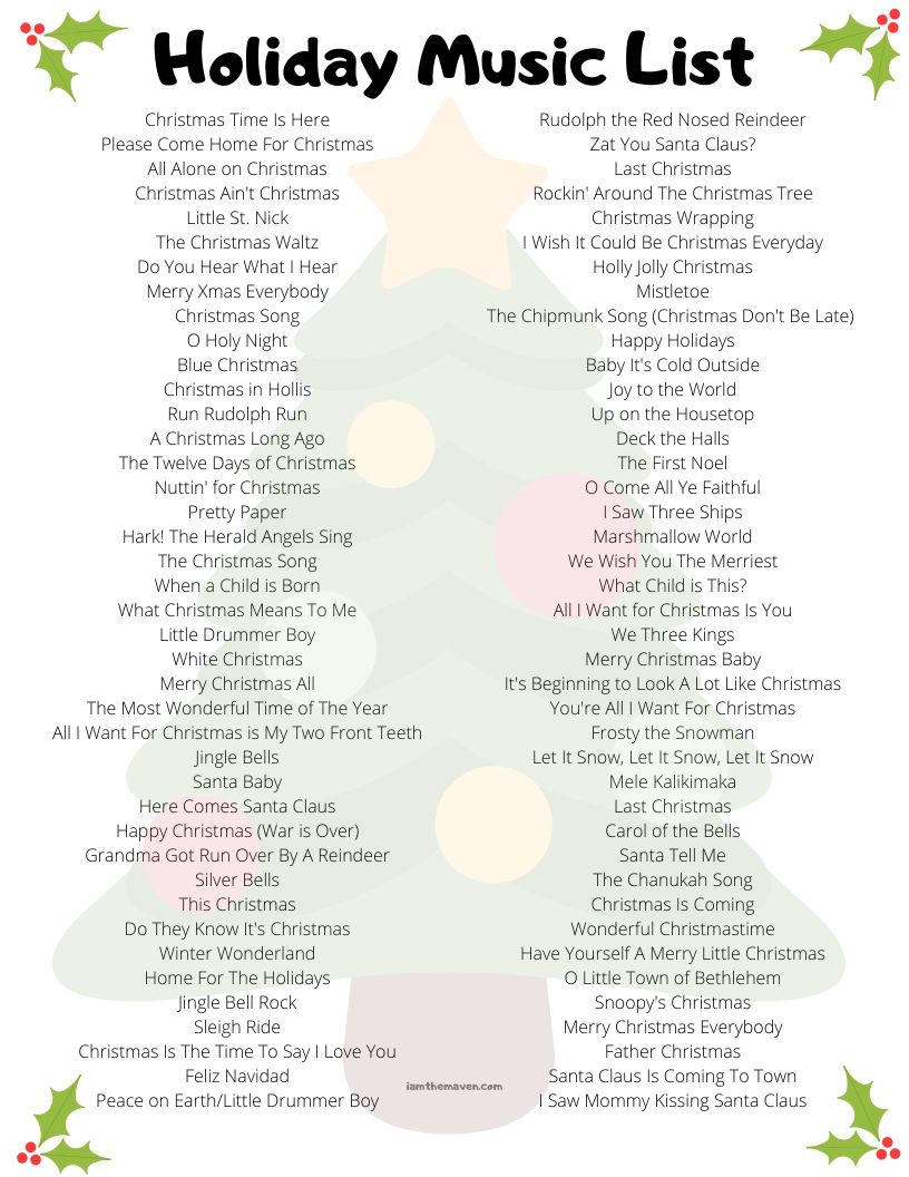 10 Holiday Christmas Music Must-Haves 2014