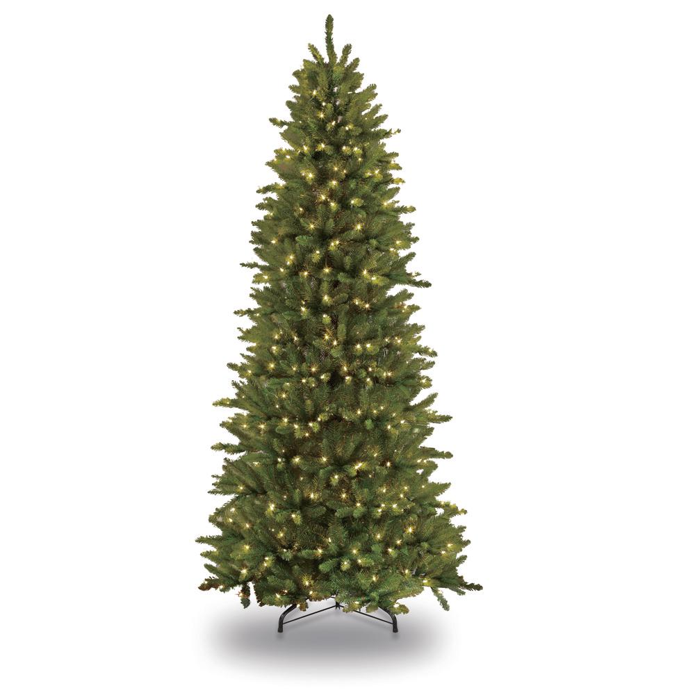 12-Foot Pre-Lit Fir Tree