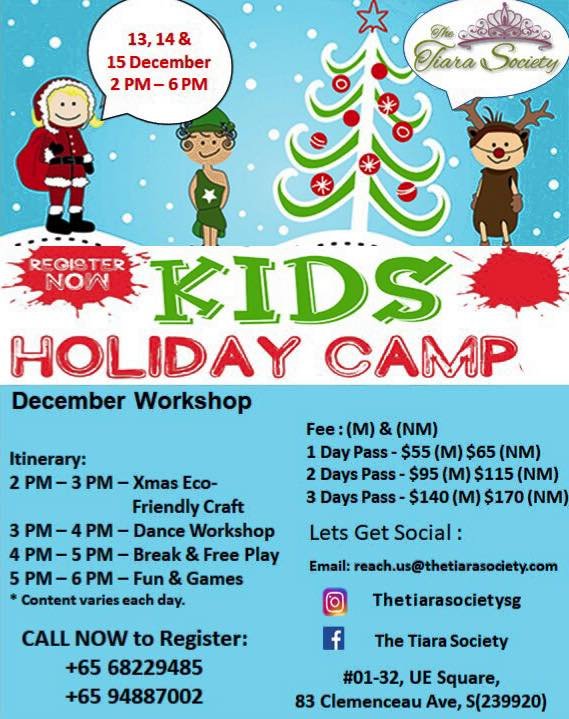 Christmas holiday camps activities