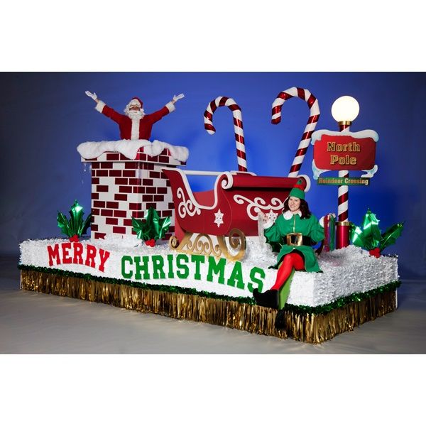 Christmas Parade Floats Photo