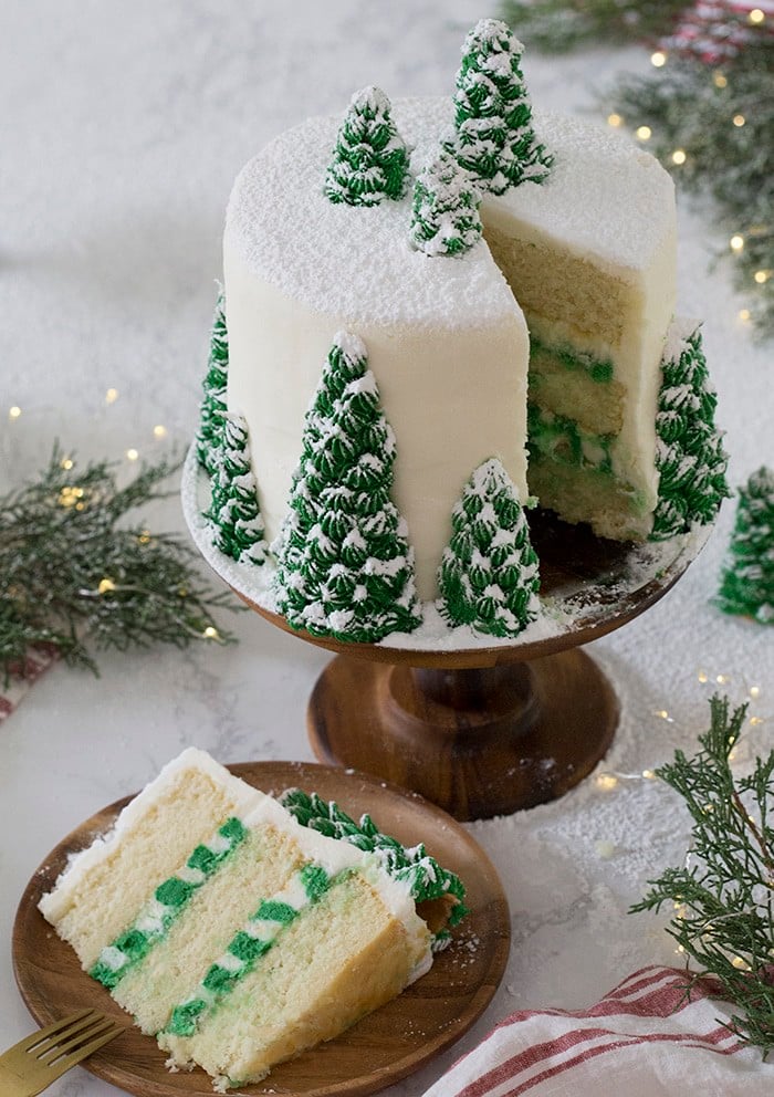 Christmas Tree Cake Inspiration