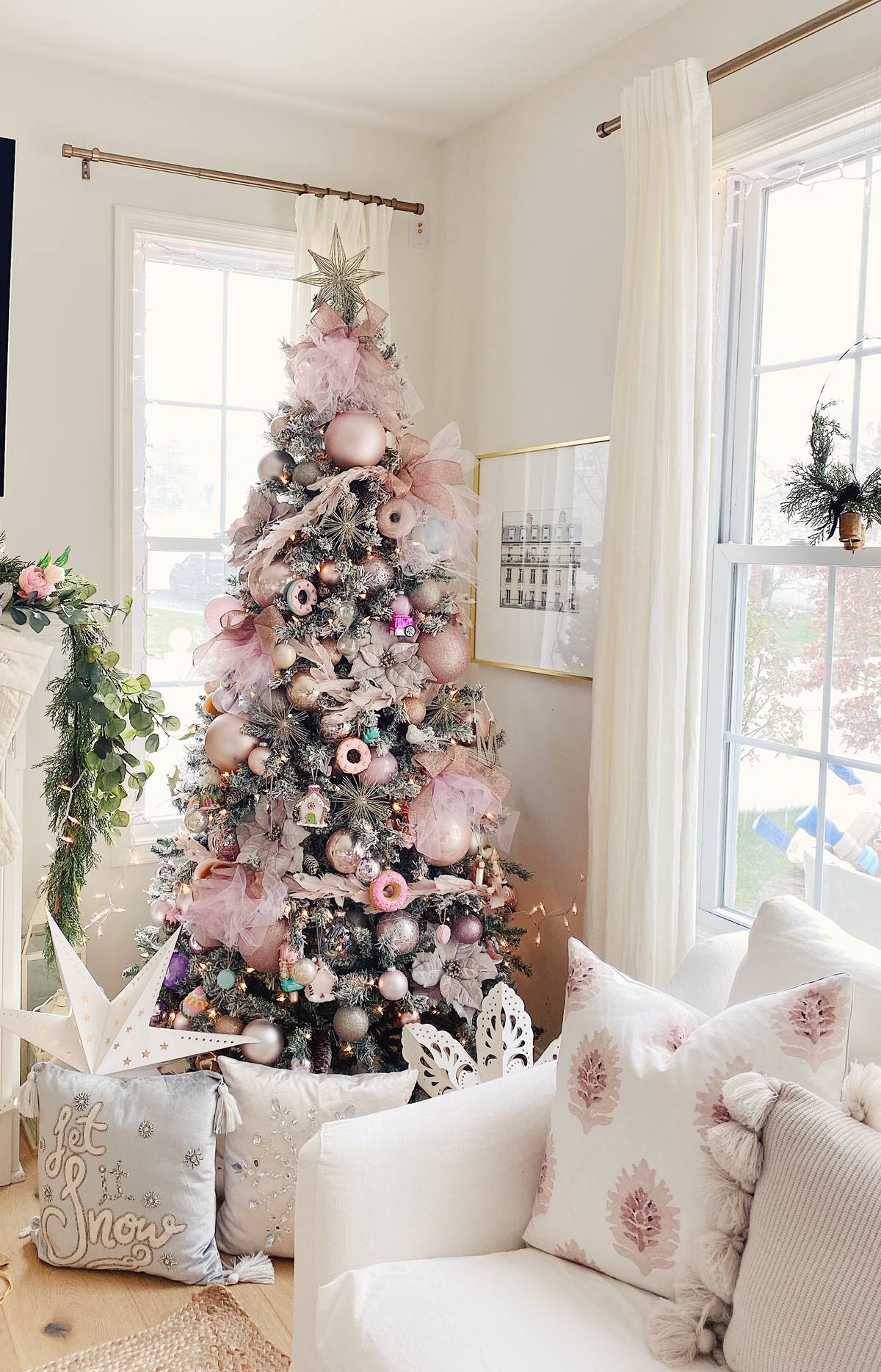 Pink Christmas Tree Decorations