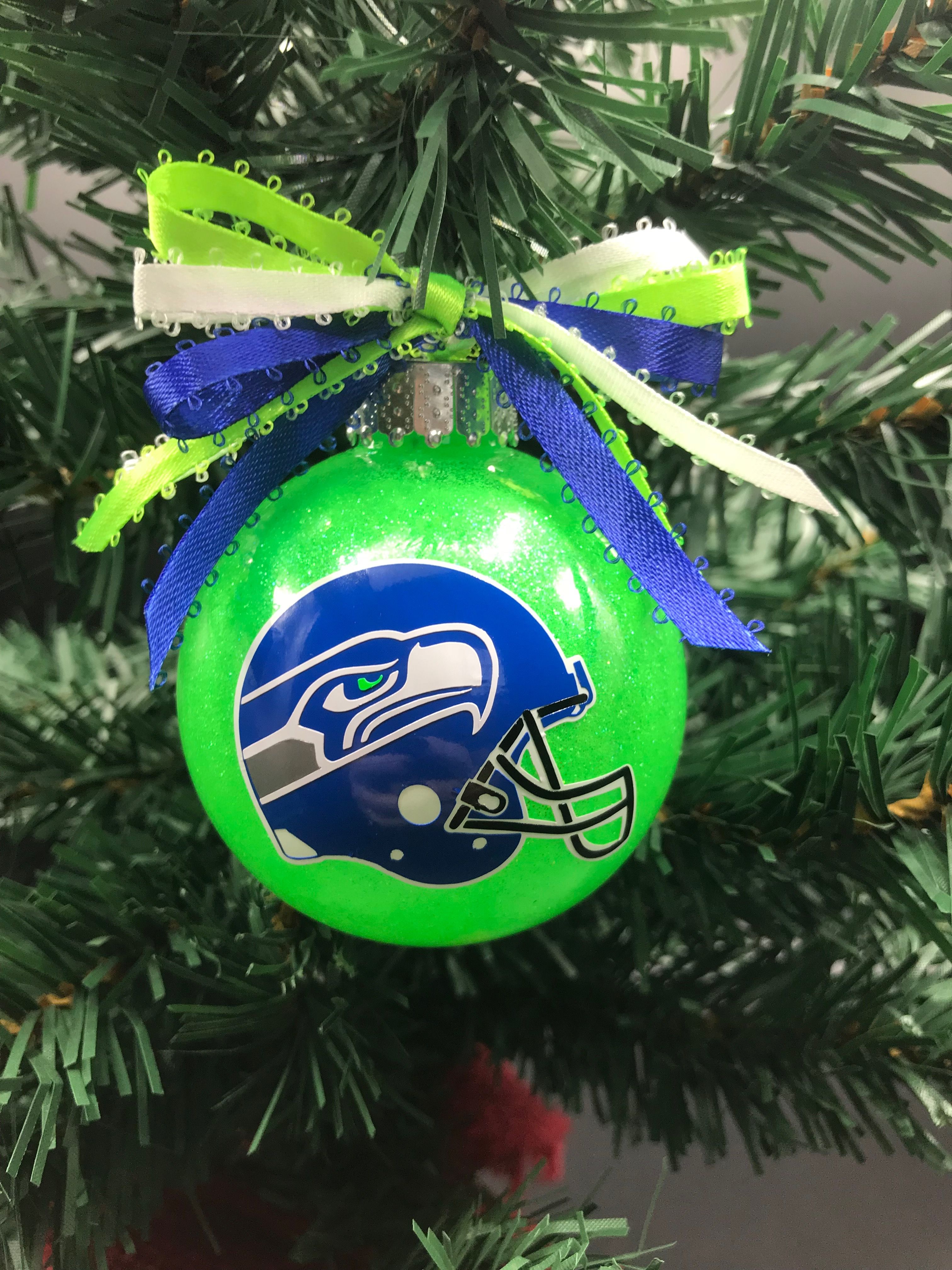 Seahawks Christmas Tree Ornaments Picts