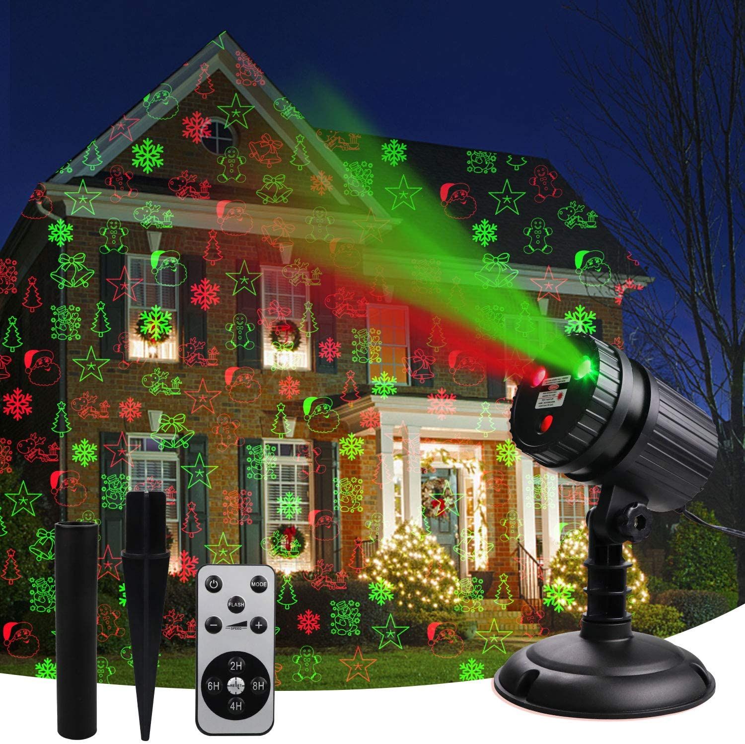 5 Ways To Illuminate Your Yard With Christmas Tree Projector