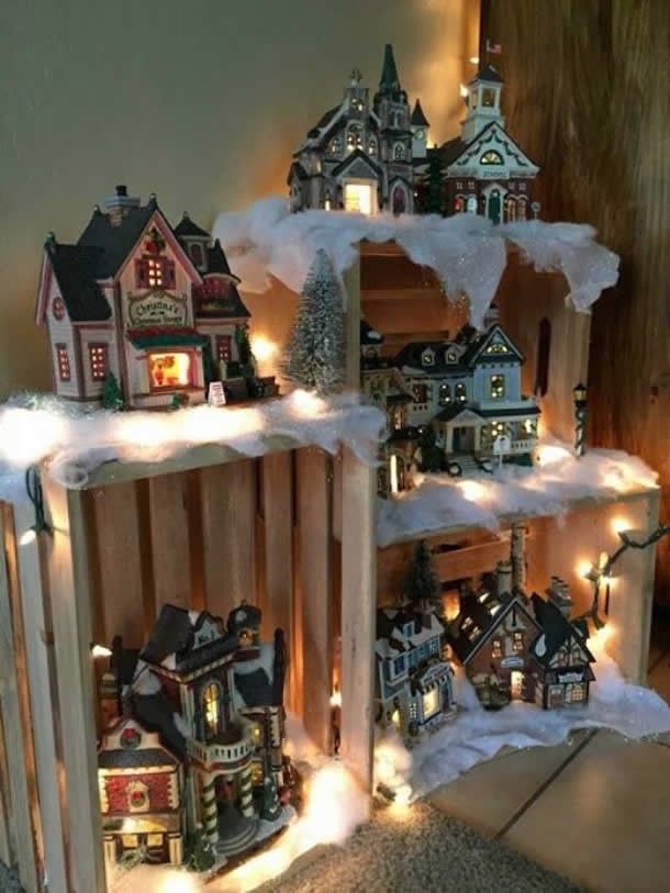 Christmas Village Ideas for Small Spaces