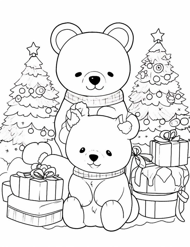 7 Christmas Aesthetic Coloring Pages To Try Now