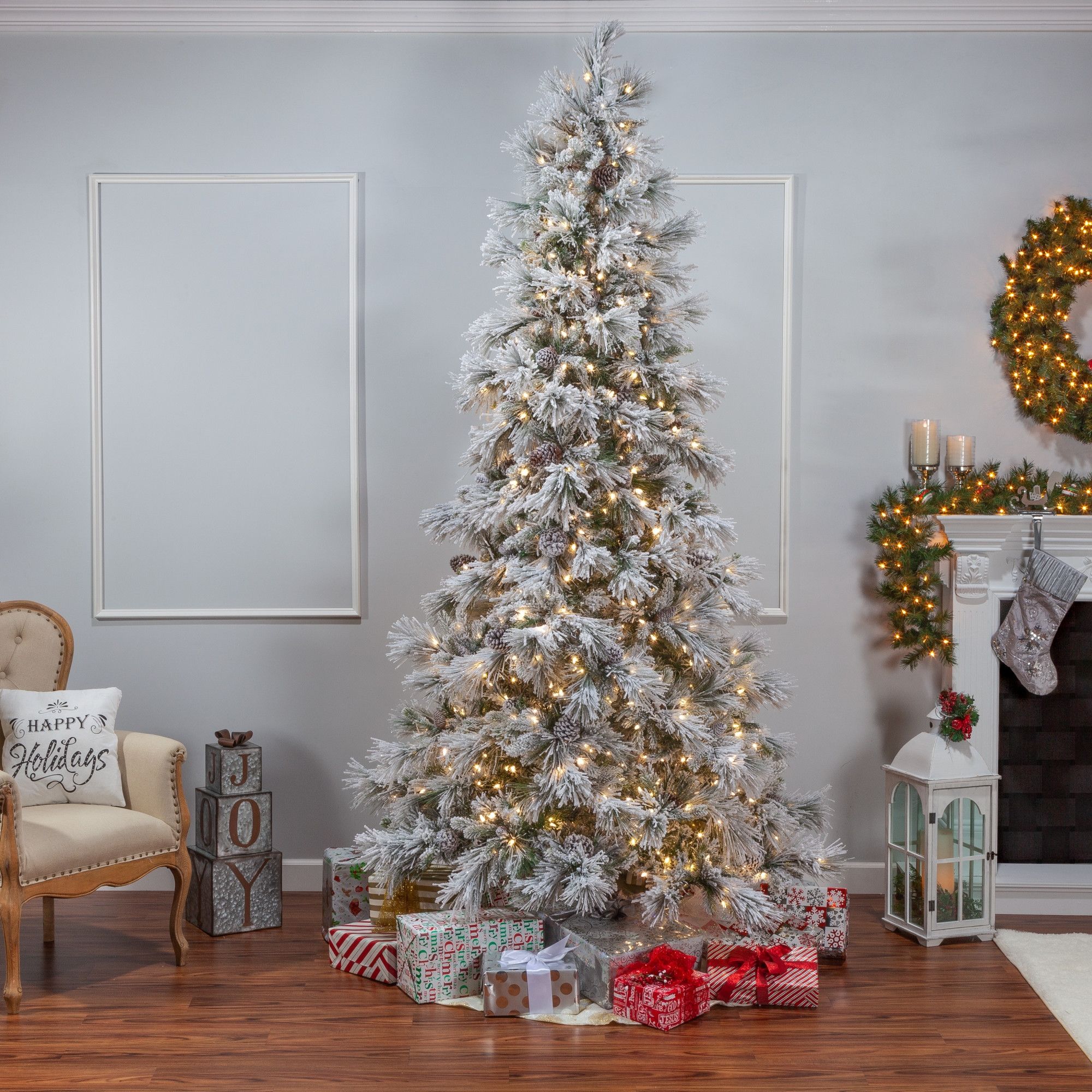 9ft Flocked Slim Christmas Tree Buying Guide