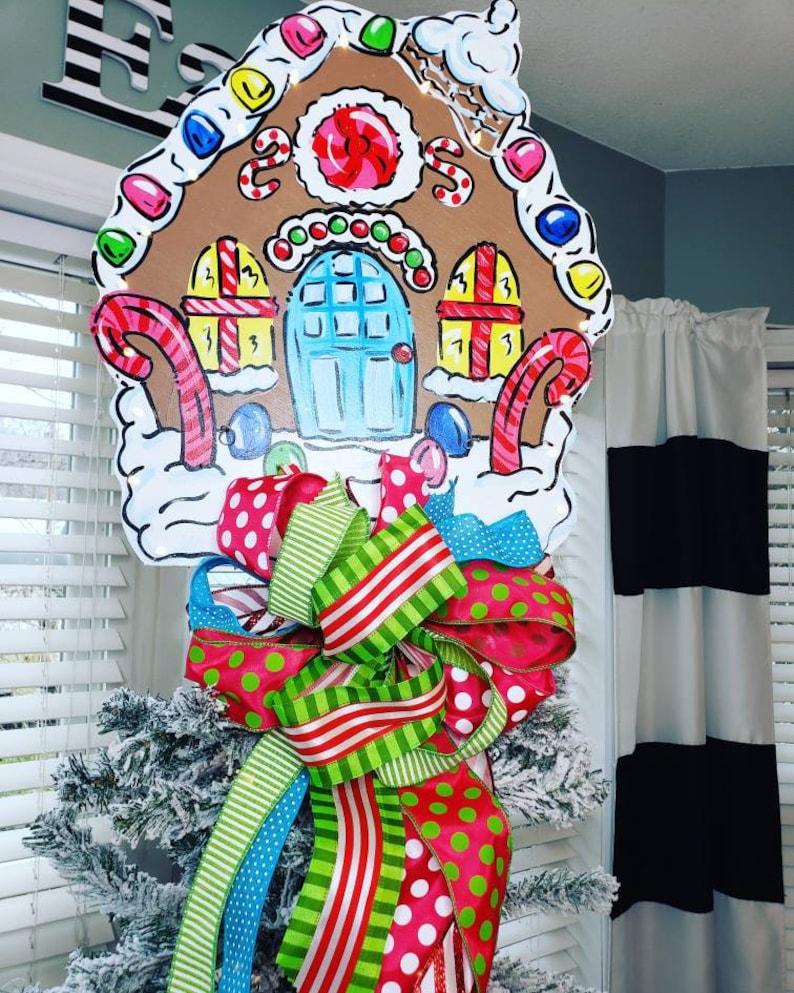 Gingerbread House Tree Topper