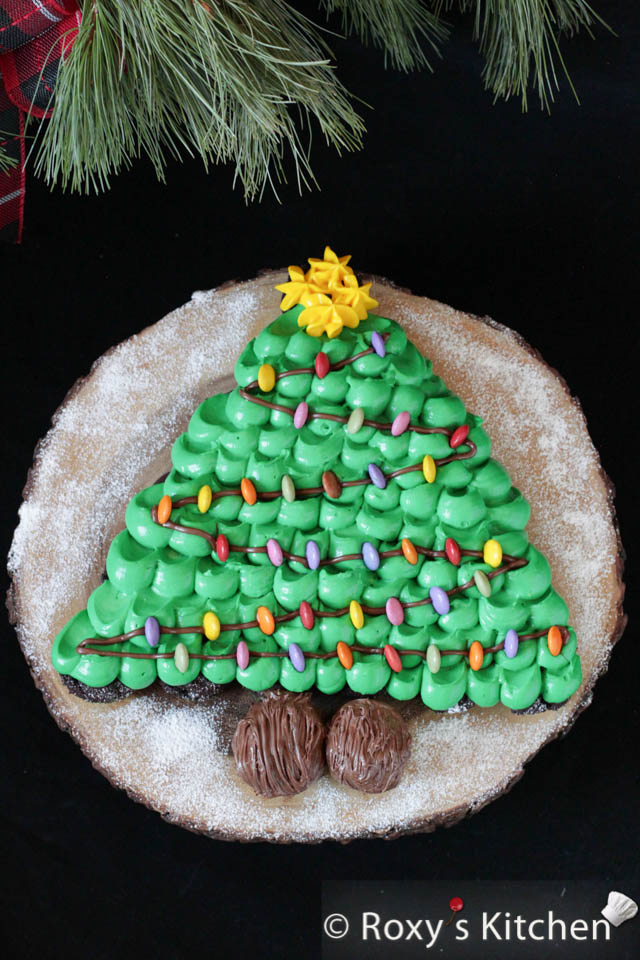 Pull-Apart Christmas Tree Cupcakes Recipe