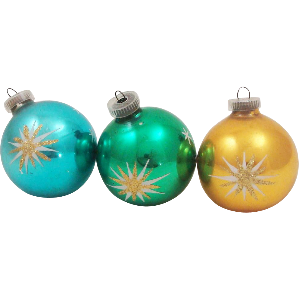 Austrian Glassblown Christmas Ornaments