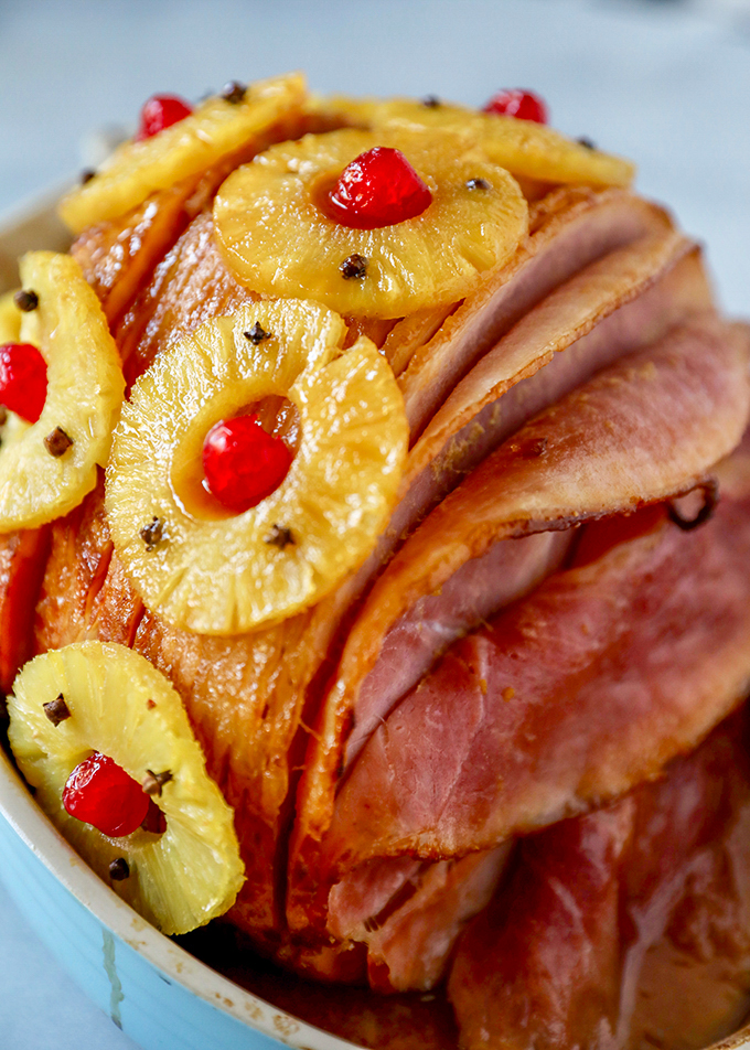 Baked Ham with Pineapple-Brown Sugar Glaze