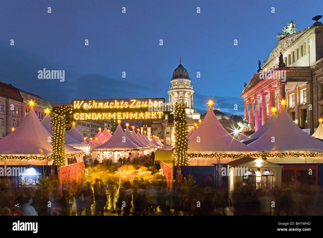 Berlin Christmas Market at Night