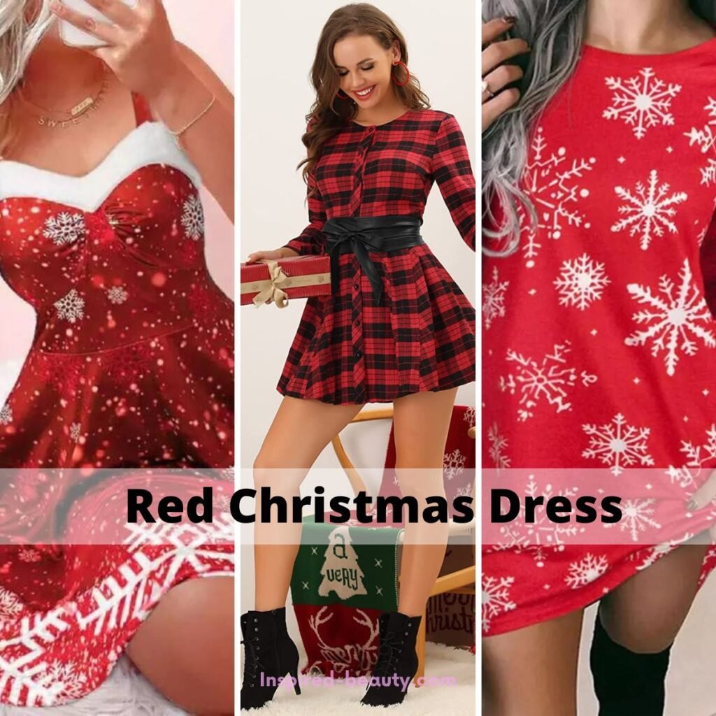 Bold and Bright Christmas Dresses