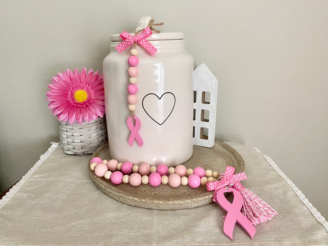 Cancer Awareness Ribbon Garland