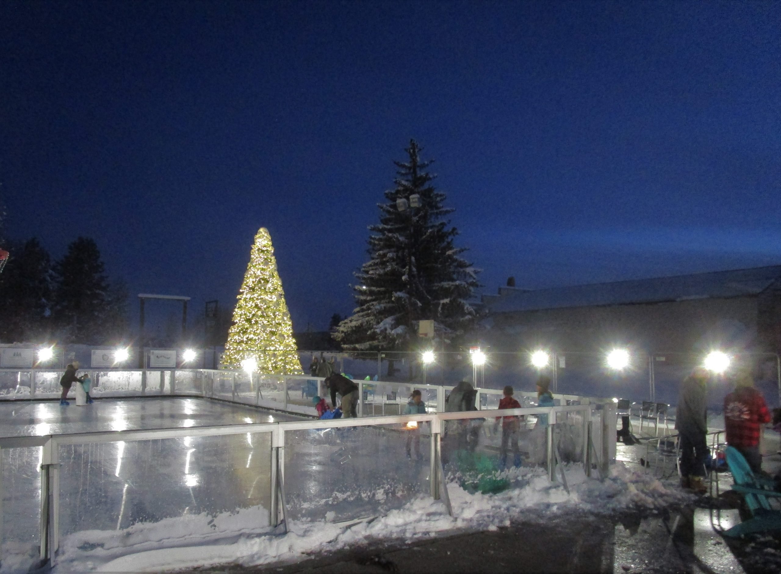 Ice skating in Chester