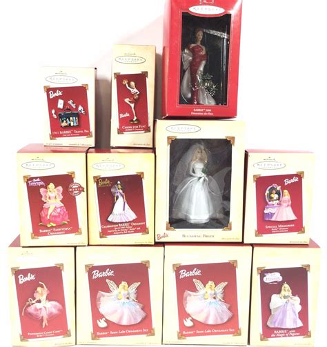 Christmas Barbie Ornament Collection