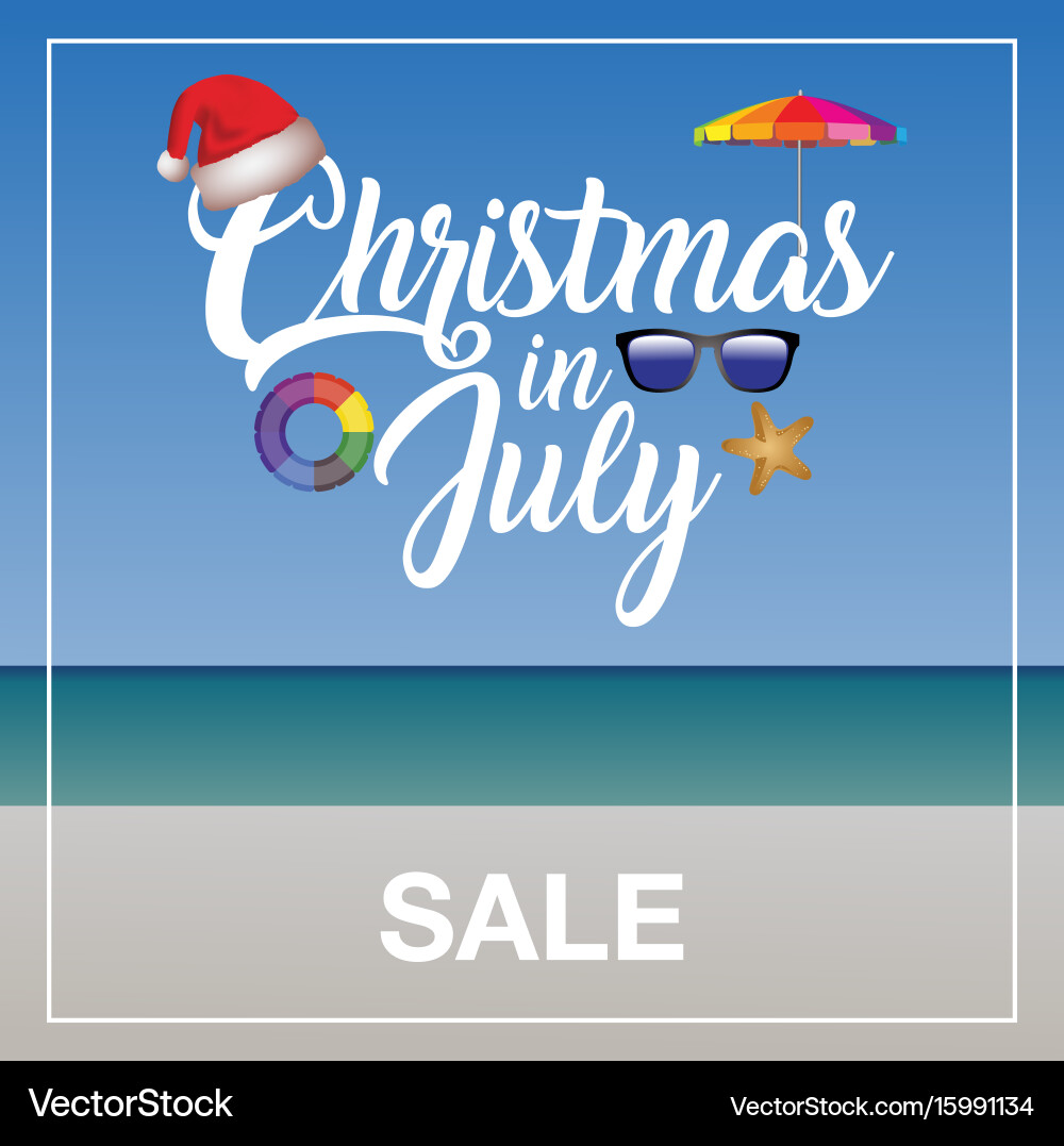 Christmas in July sales