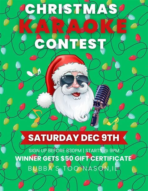 Christmas Karaoke Contest