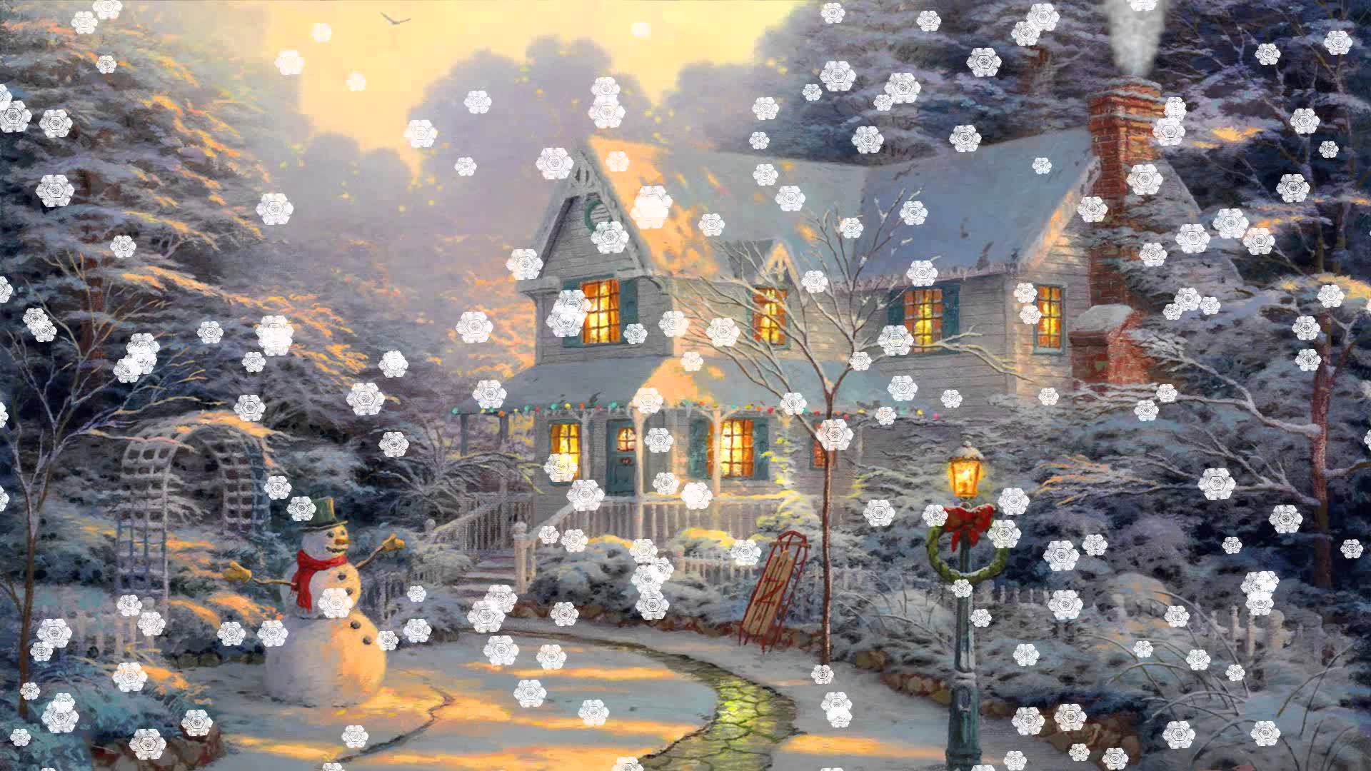 Christmas screensaver animations