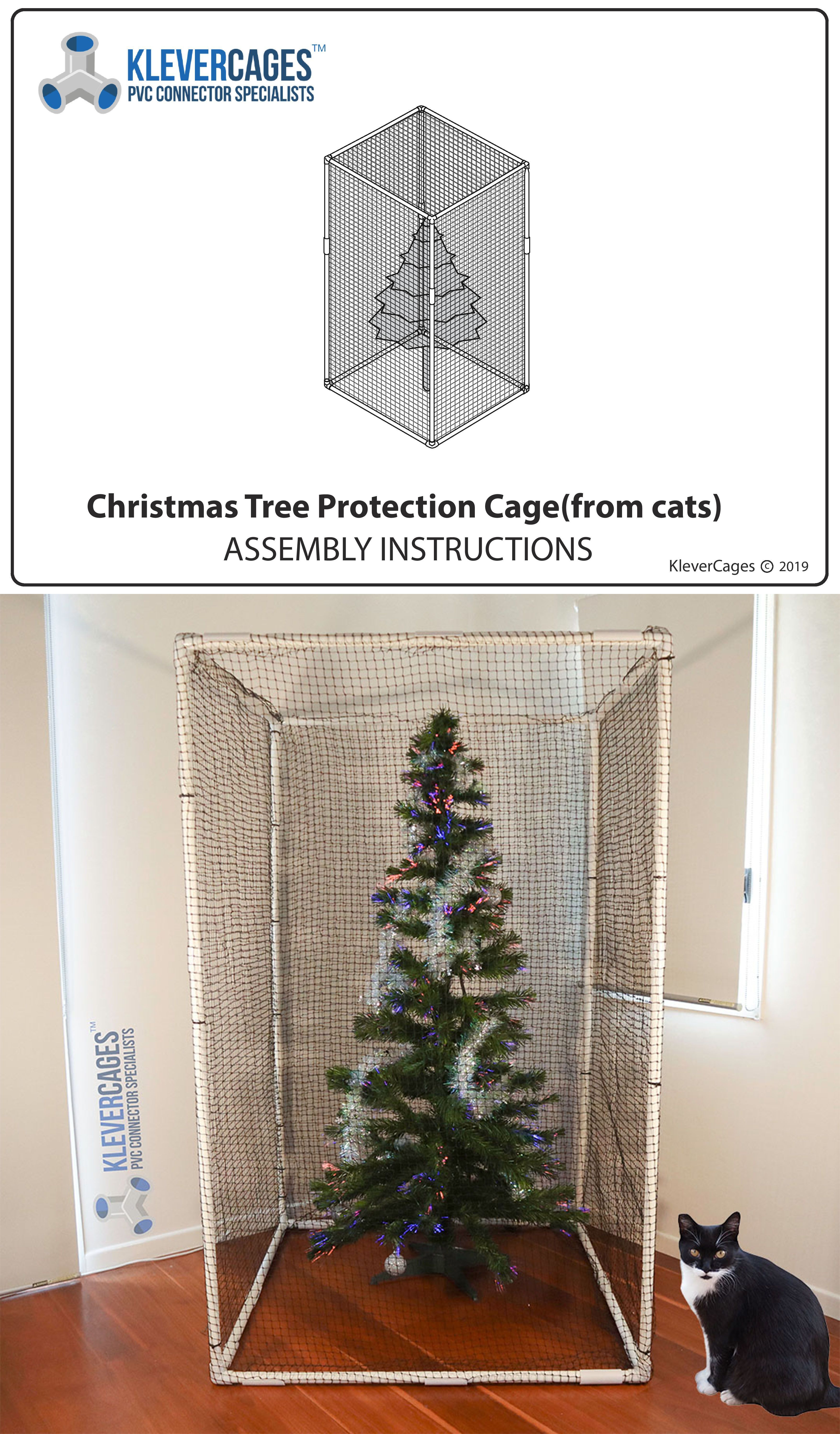 Christmas Tree Cat Barrier