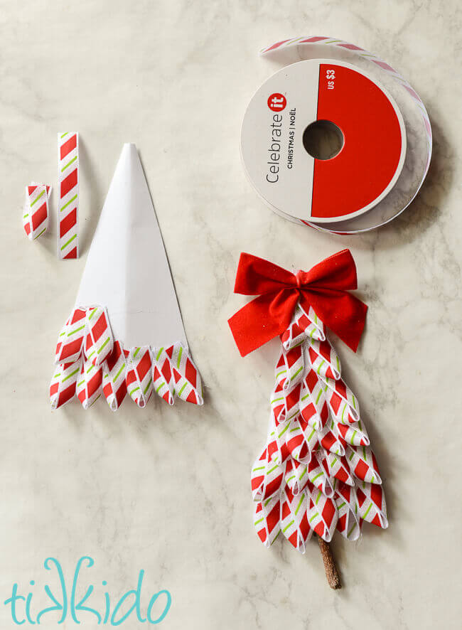 Christmas Tree Ribbon Gift Tags