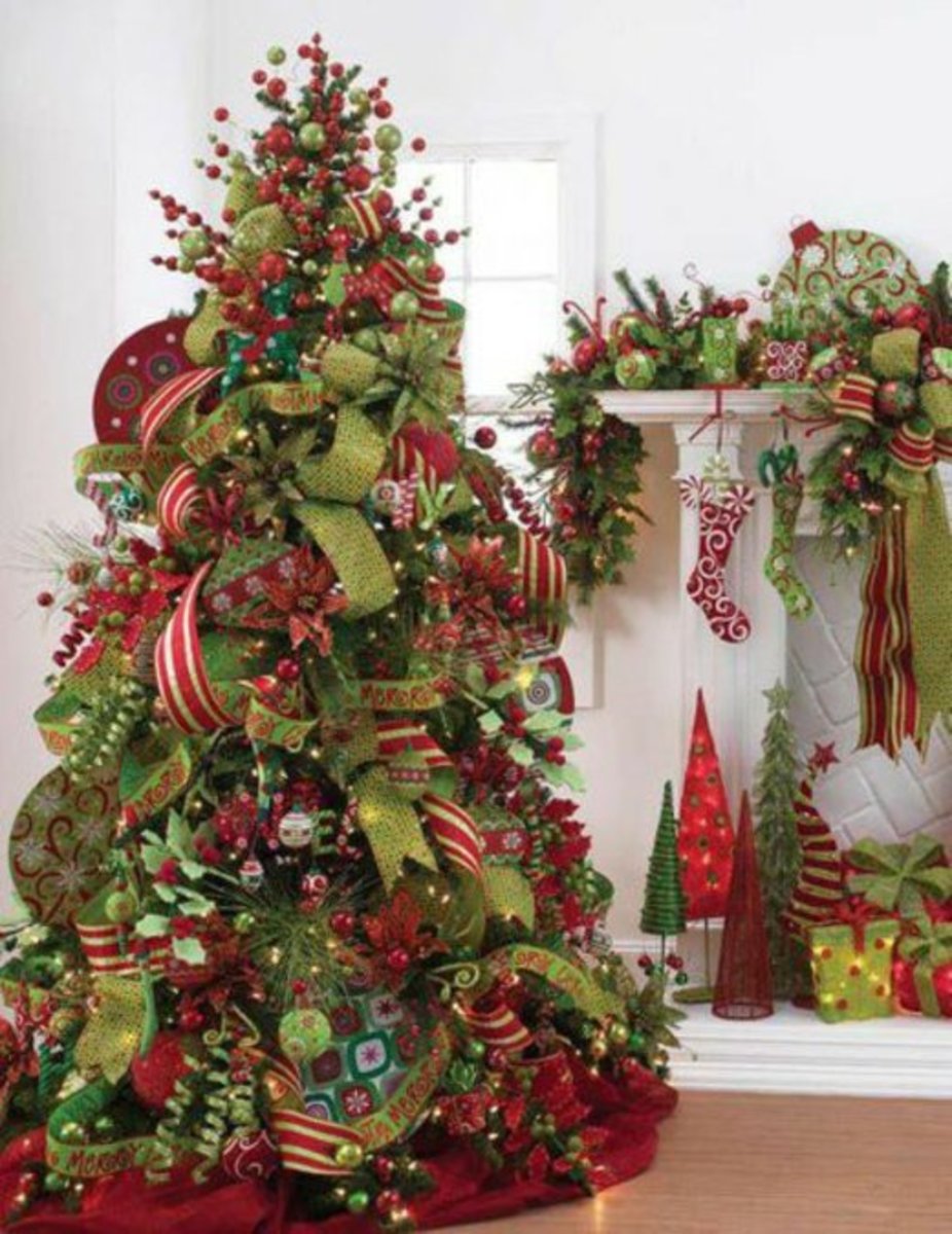 Christmas Tree Ribbon Ideas Elegant