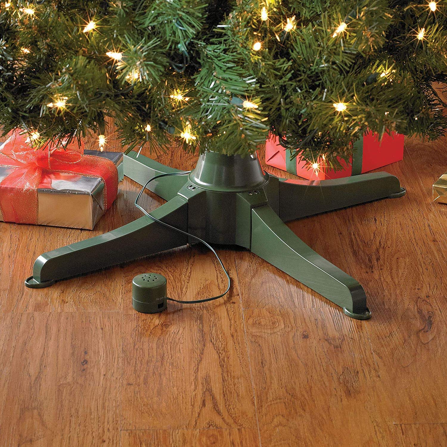 Christmas Tree Rotating Stand Ideas