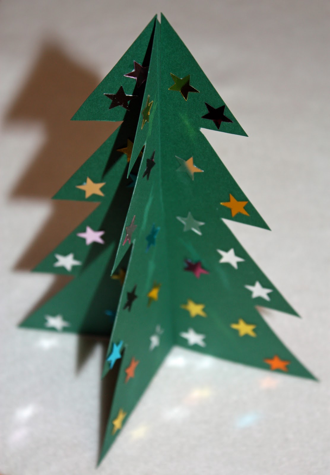 Create A 3d Christmas Card Tree In Minutes