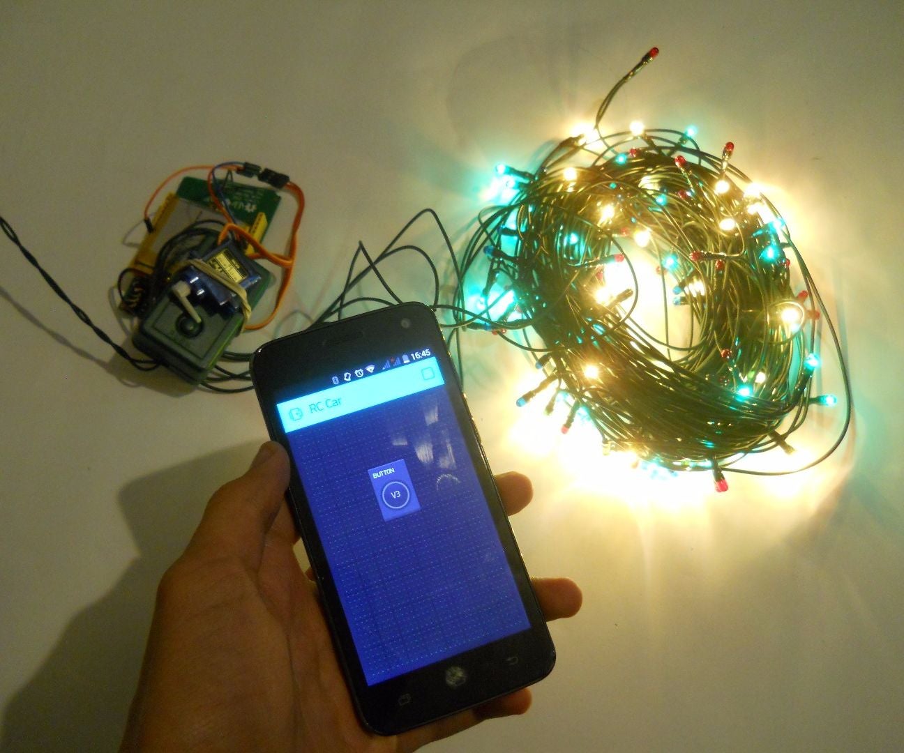 DIY Phone-Controlled Christmas Tree