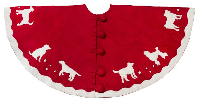 Dog Breed Christmas Tree Skirt