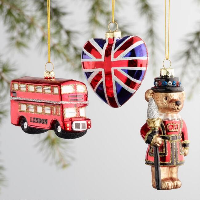 English Christmas Tree Ornament