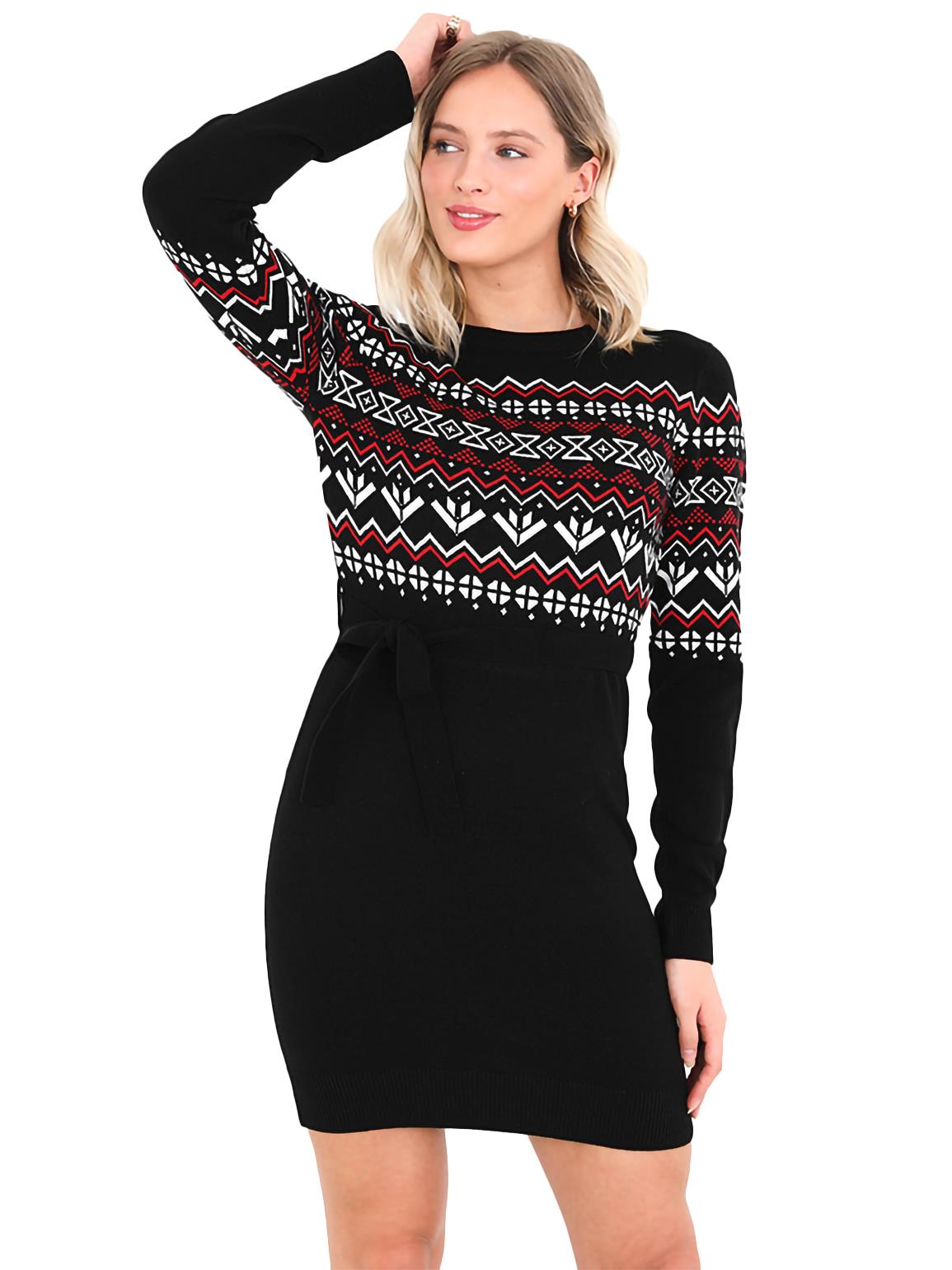 Fair Isle and Knit Christmas Dresses