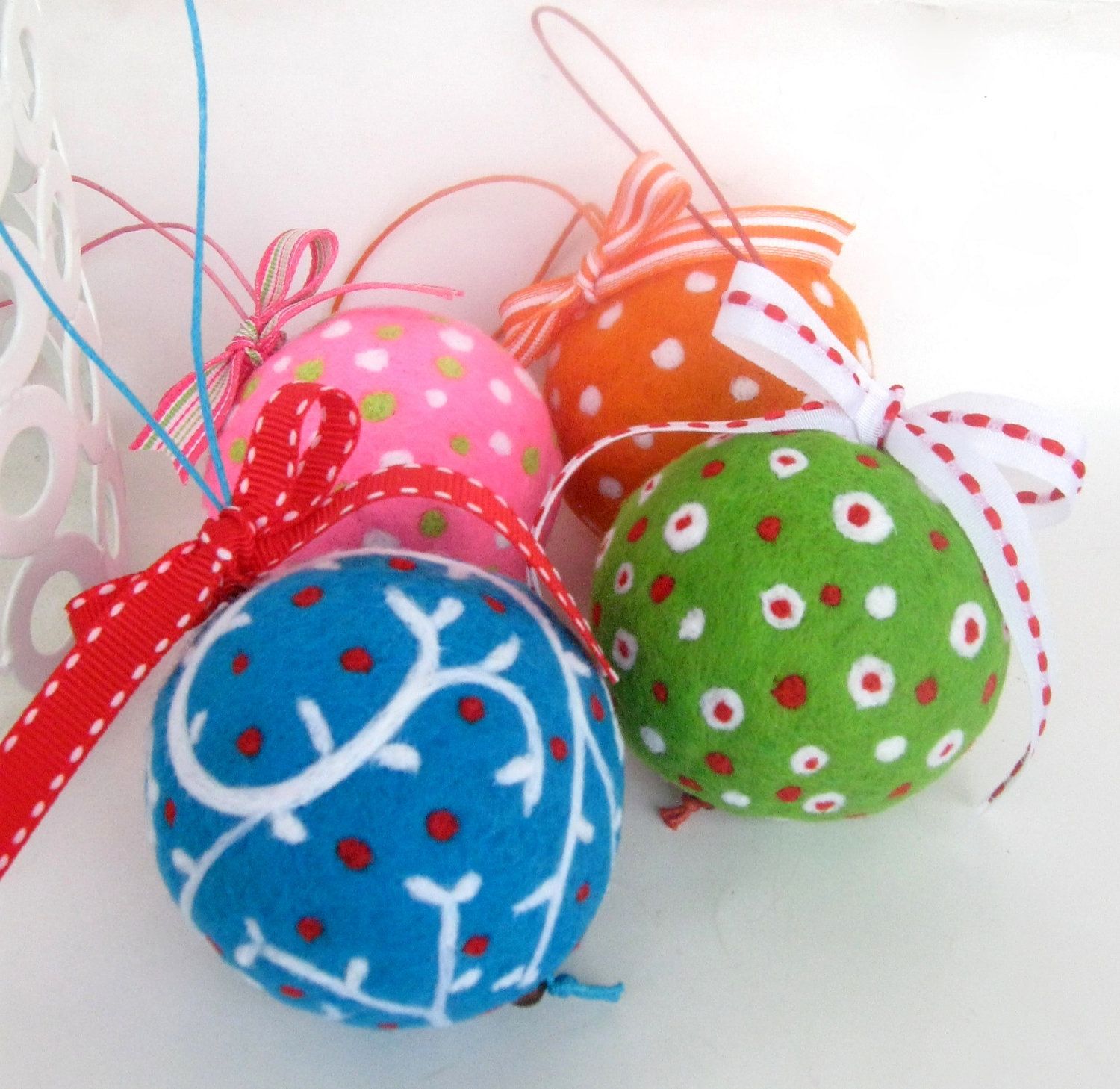 Felt Ball Ornaments