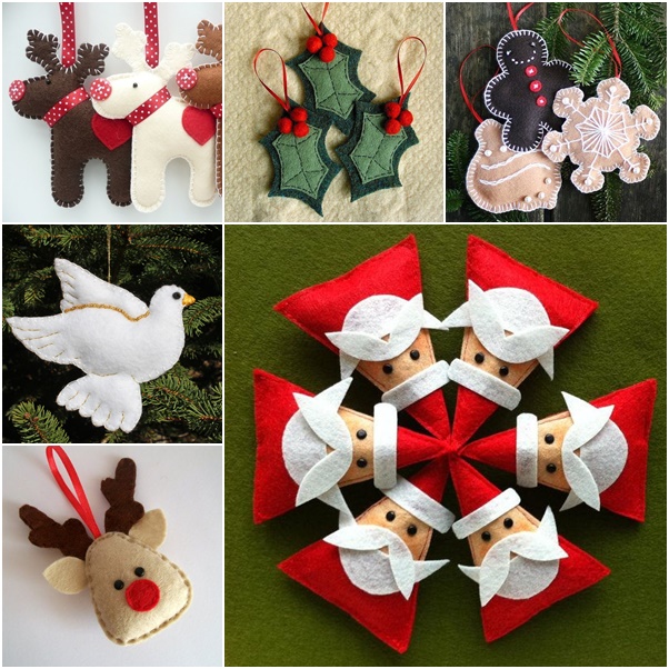 Felt Christmas Ornaments