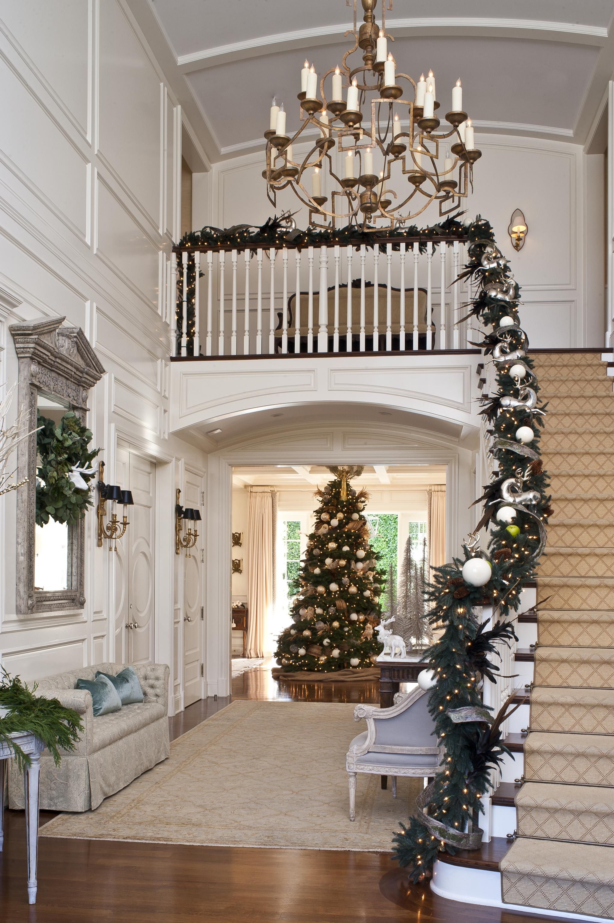 Festive Holiday Staircase