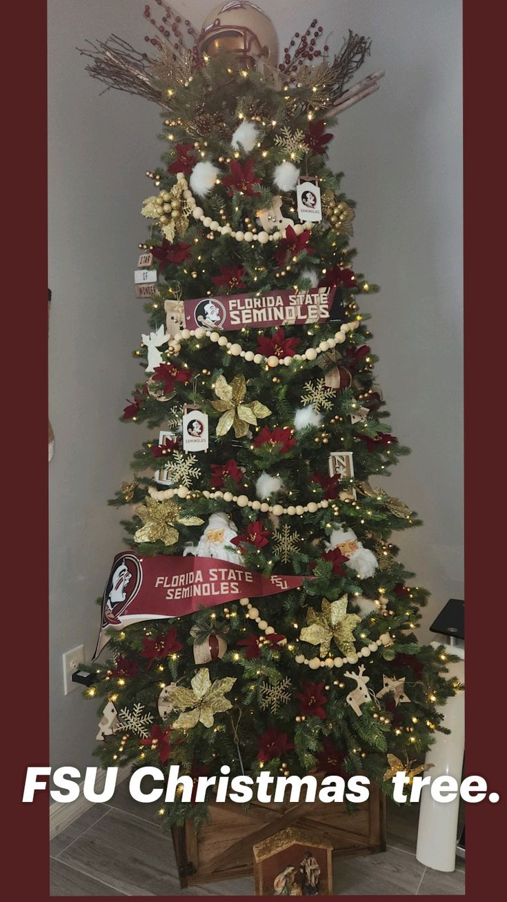 FSU Christmas Tree Garland