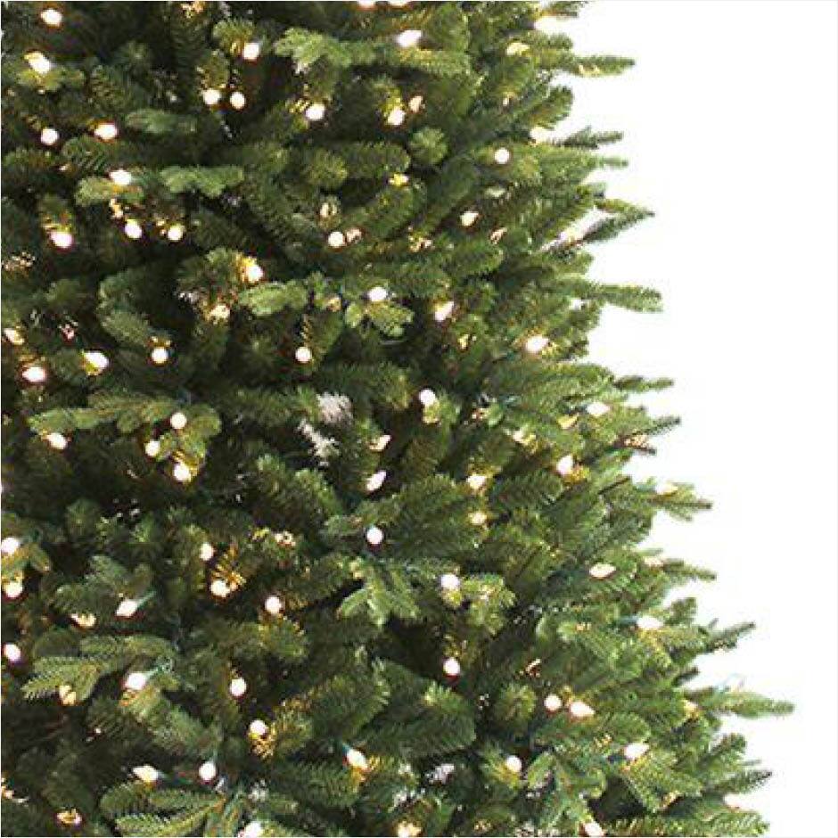 GE 9-Foot Pre-Lit Aspen Fir