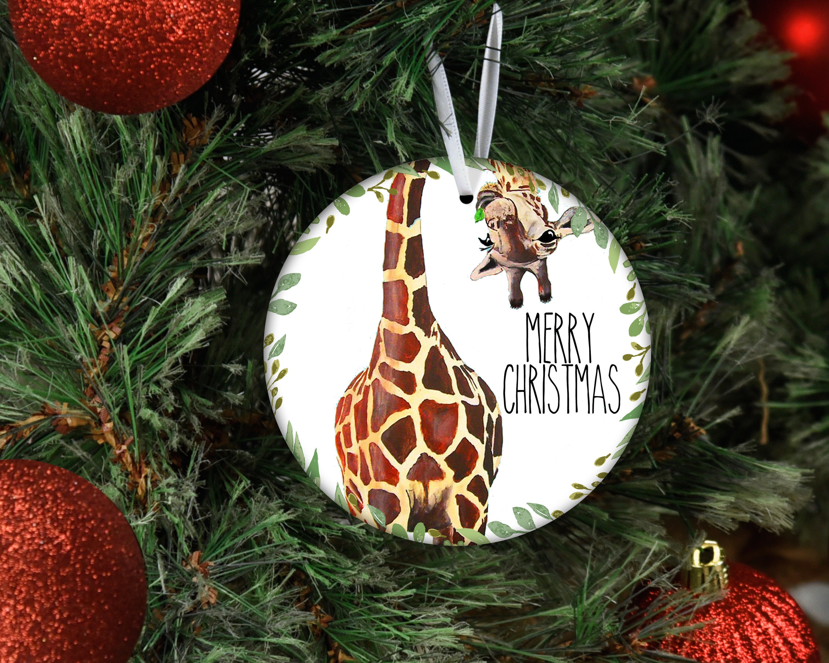 Giraffe Christmas Ornament