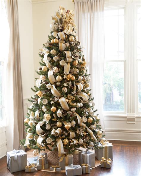 Gold and Silver Christmas Tree