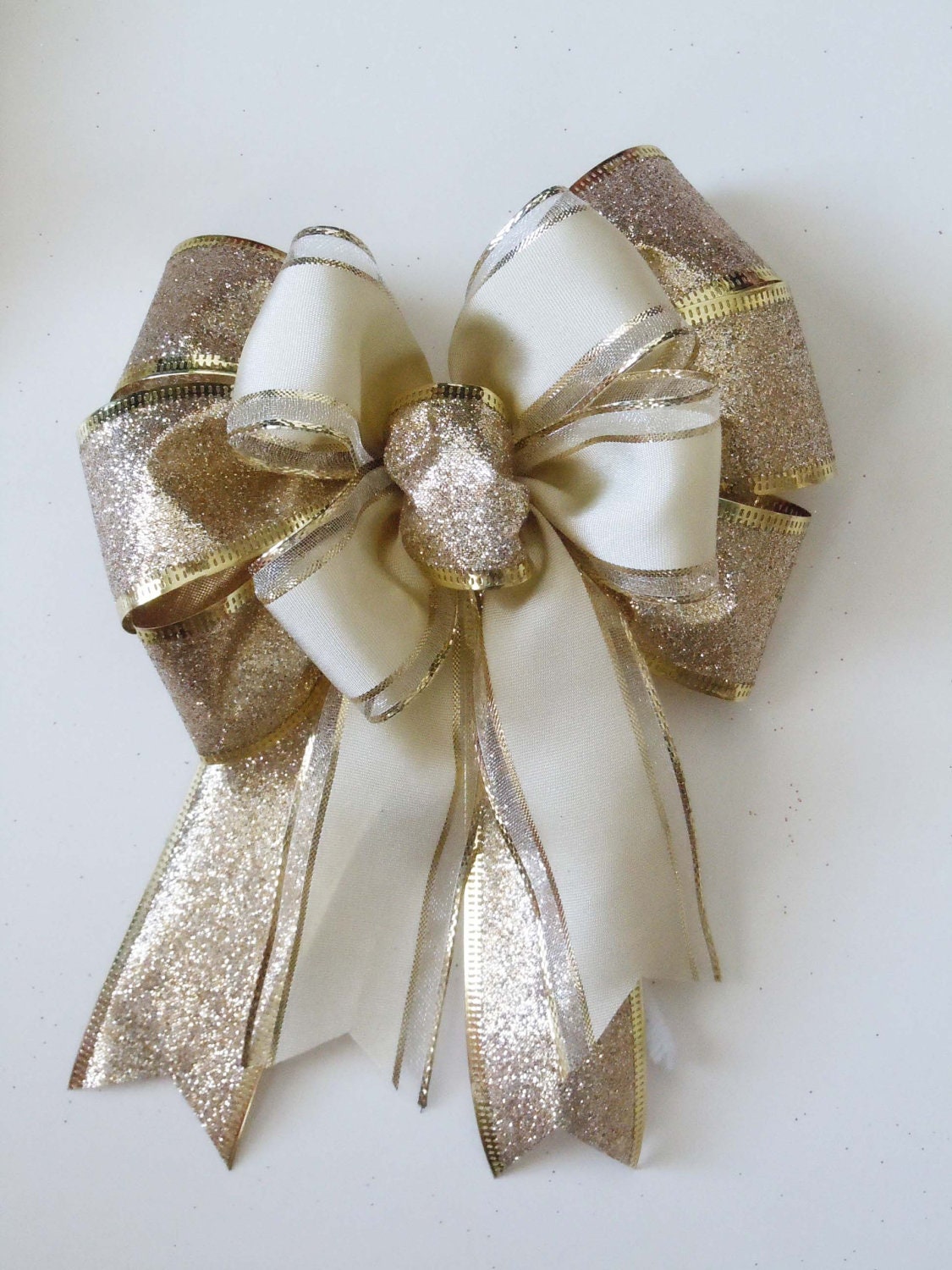 Gold Christmas Bow