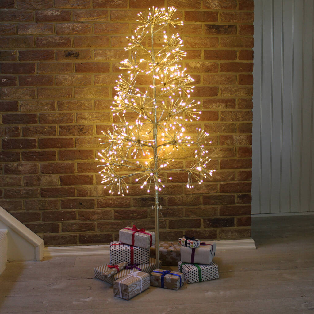 Gold LED Christmas Tree Lights Ideas