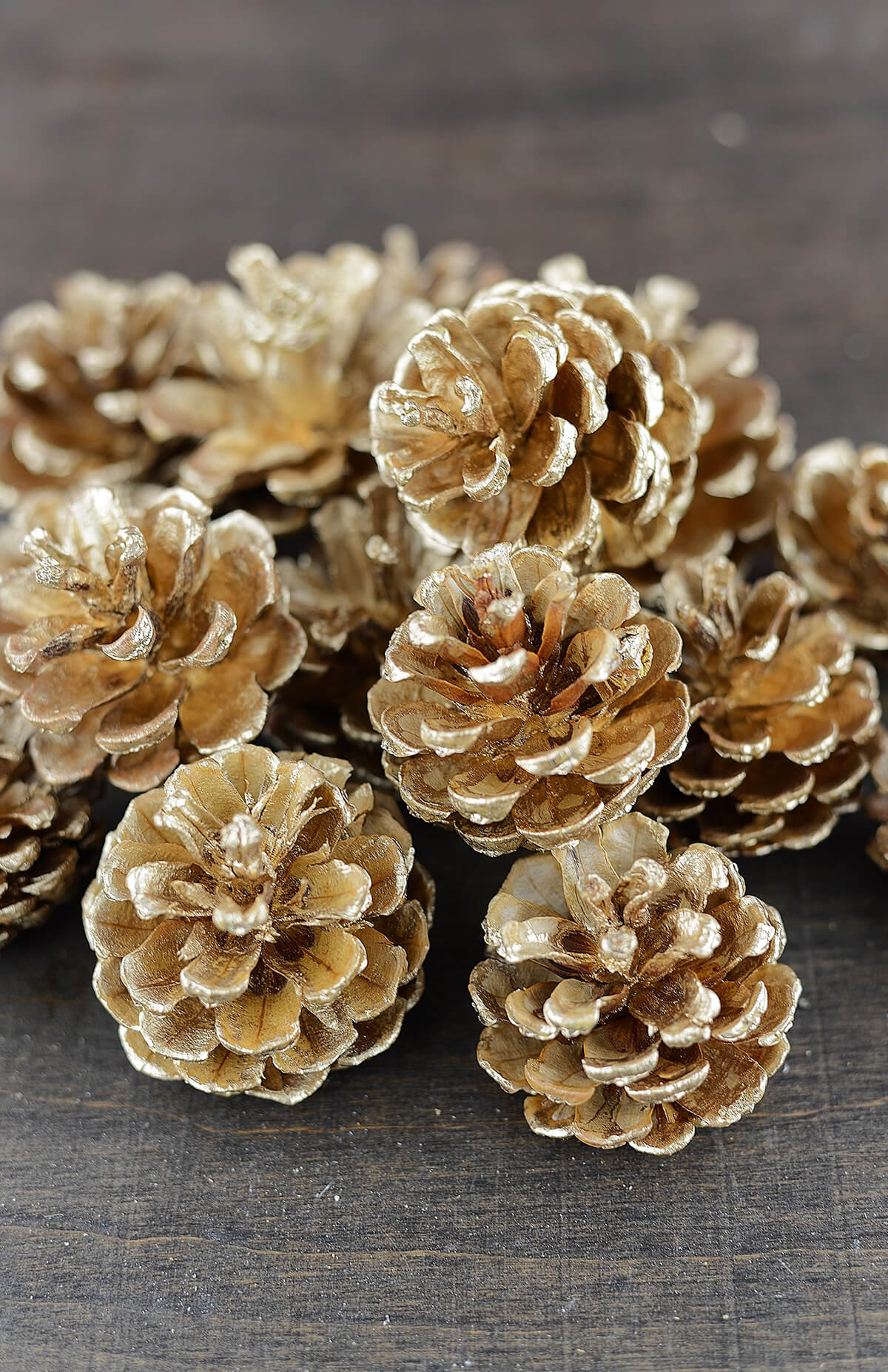 Gold Pinecones