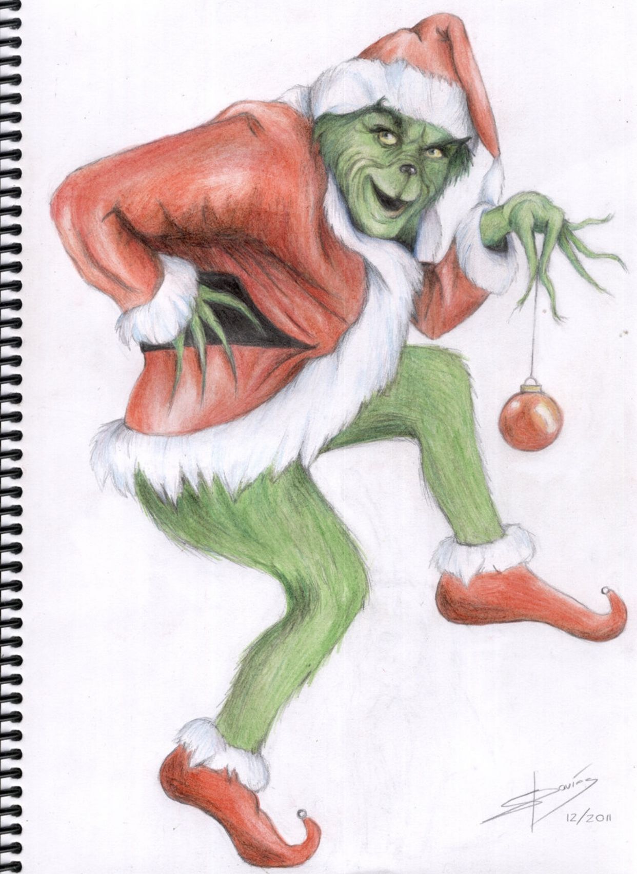 Grinch Stole Christmas Drawings Inspiration And Ideas