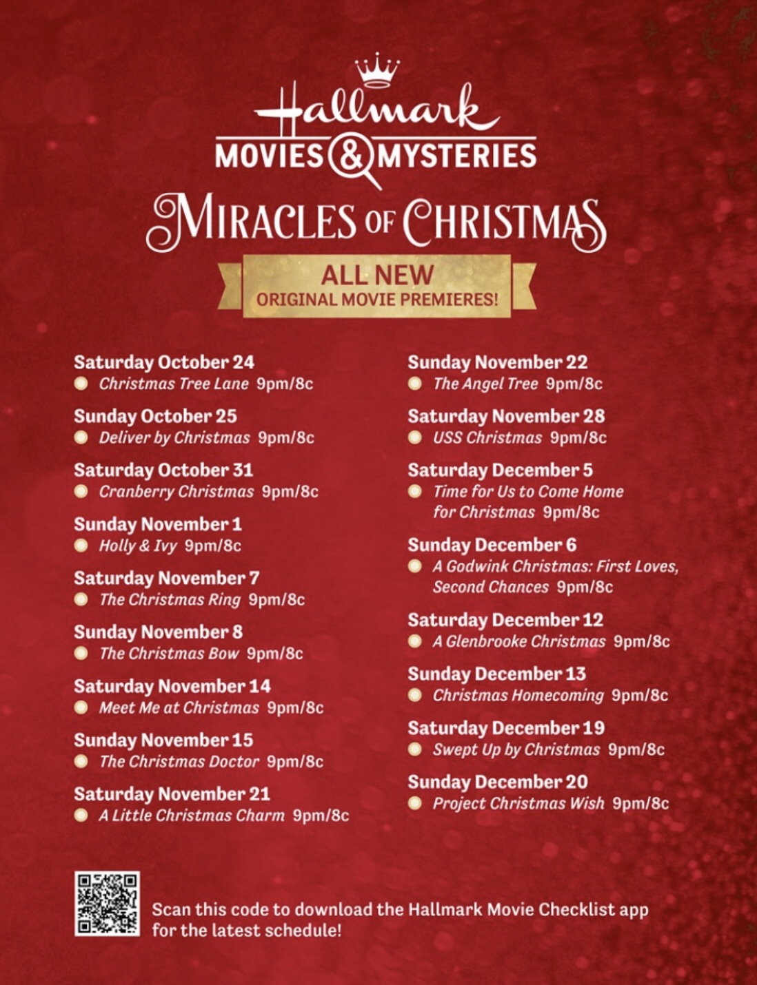 Hallmark Christmas 2024 Kansas City Schedule