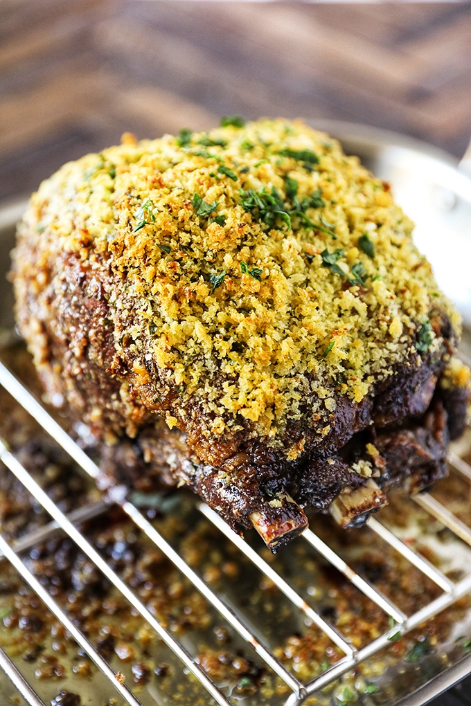 Herbed Crusted Prime Rib