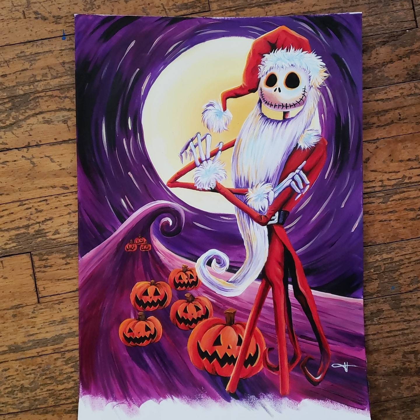 Jack Skellington Painting