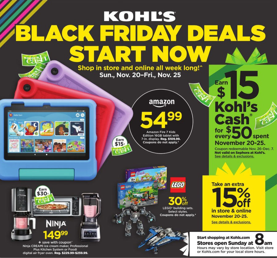 Kohl's Black Friday Sale