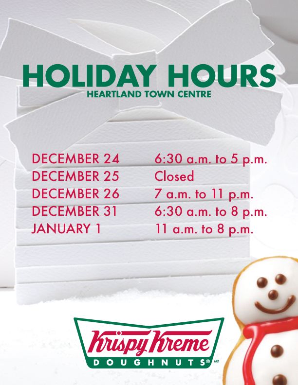 Krispy Kreme Christmas Hours