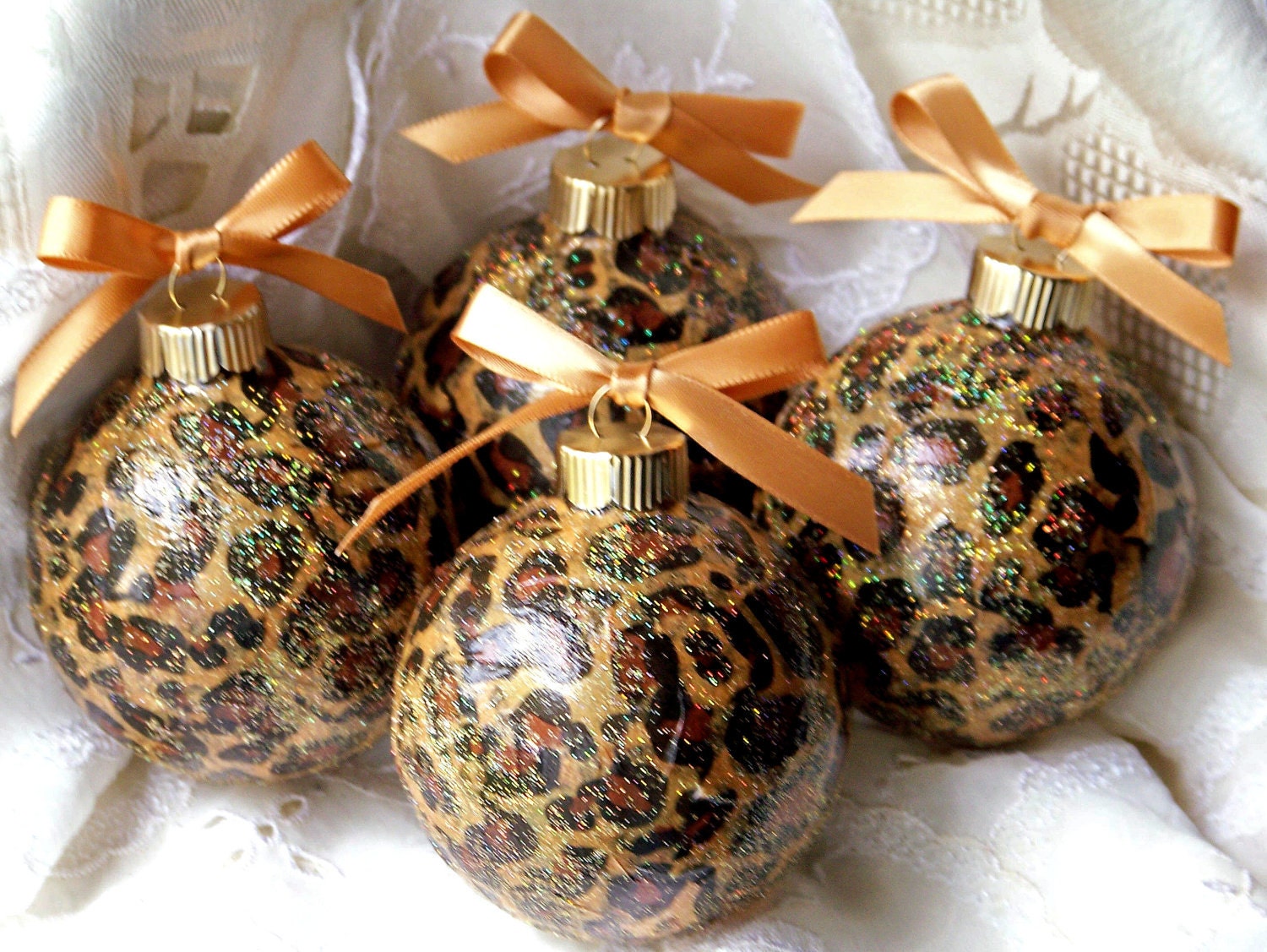 Leopard Christmas Ornament